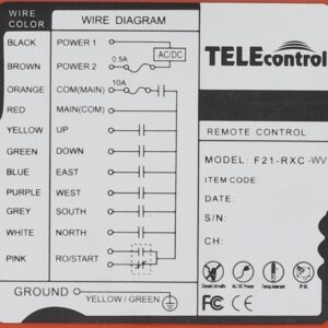 Фото: Радиоуправление TELEcontrol F21-E1B Радиоуправление TELEcontrol F21-E1B